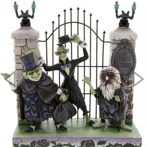 DISNEY TRADITIONS HAUNTED MANSION HITCHICKING GHOSTS LIGHT UP FIGURE - NIB